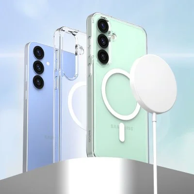 Cover Samsung S25 Duple Magsafe Case Araree - Clear